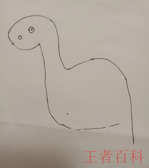 恐龙简笔画怎么画