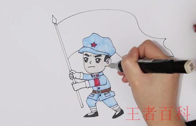 红色革命烈士简笔画怎么画