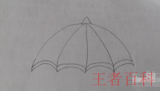 雨伞简笔画怎么画
