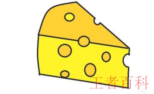 奶酪简笔画怎么画
