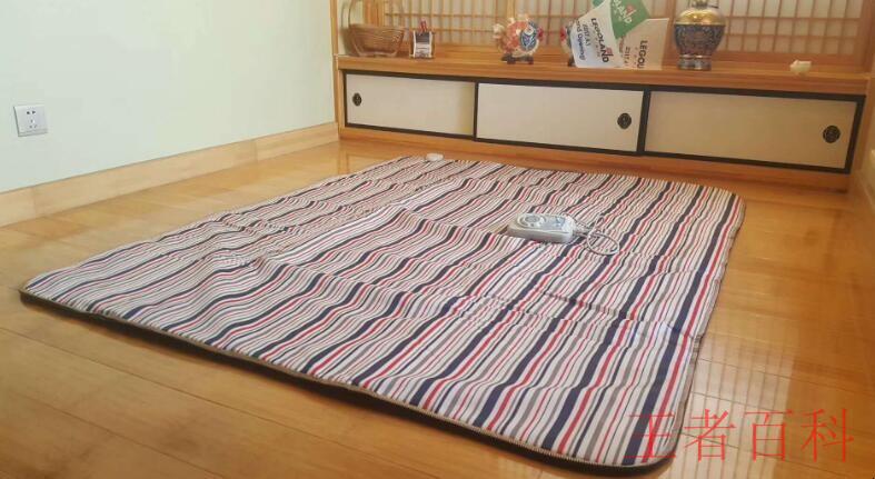 插电热毯可以铺加绒的床单吗
