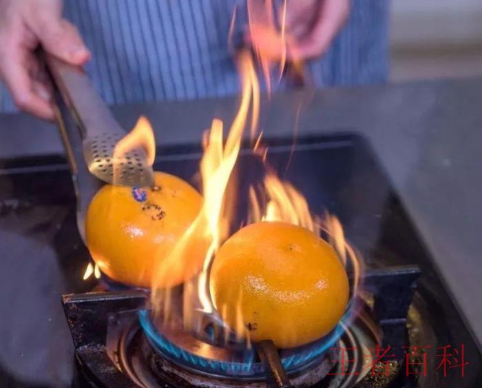 烤橘子可以用煤气灶吗