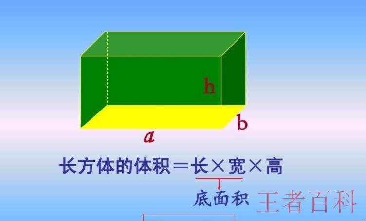 长方体底面积公式是什么